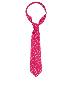 Hermes Horsebit Tie, Silk, Red, MIF, 3*
